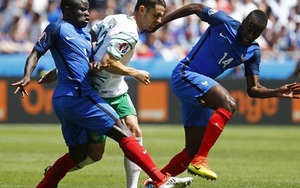 Thắng nhọc CH Ireland, Pháp mất hai trụ cột ở Tứ kết